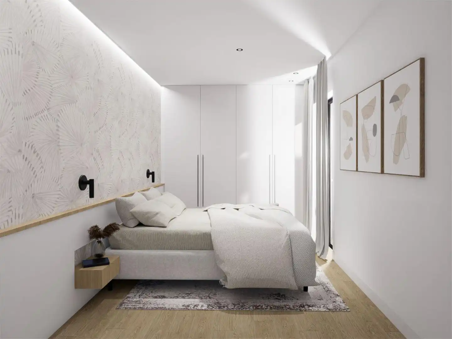 Wohnung zum Verkauf in Calle Pintor Saura Mira, 33, Alcantarilla Schlafzimmer von Wohnung zum Verkauf in Alcantarilla mit Privatgarten, Terrasse und Abstellraum
