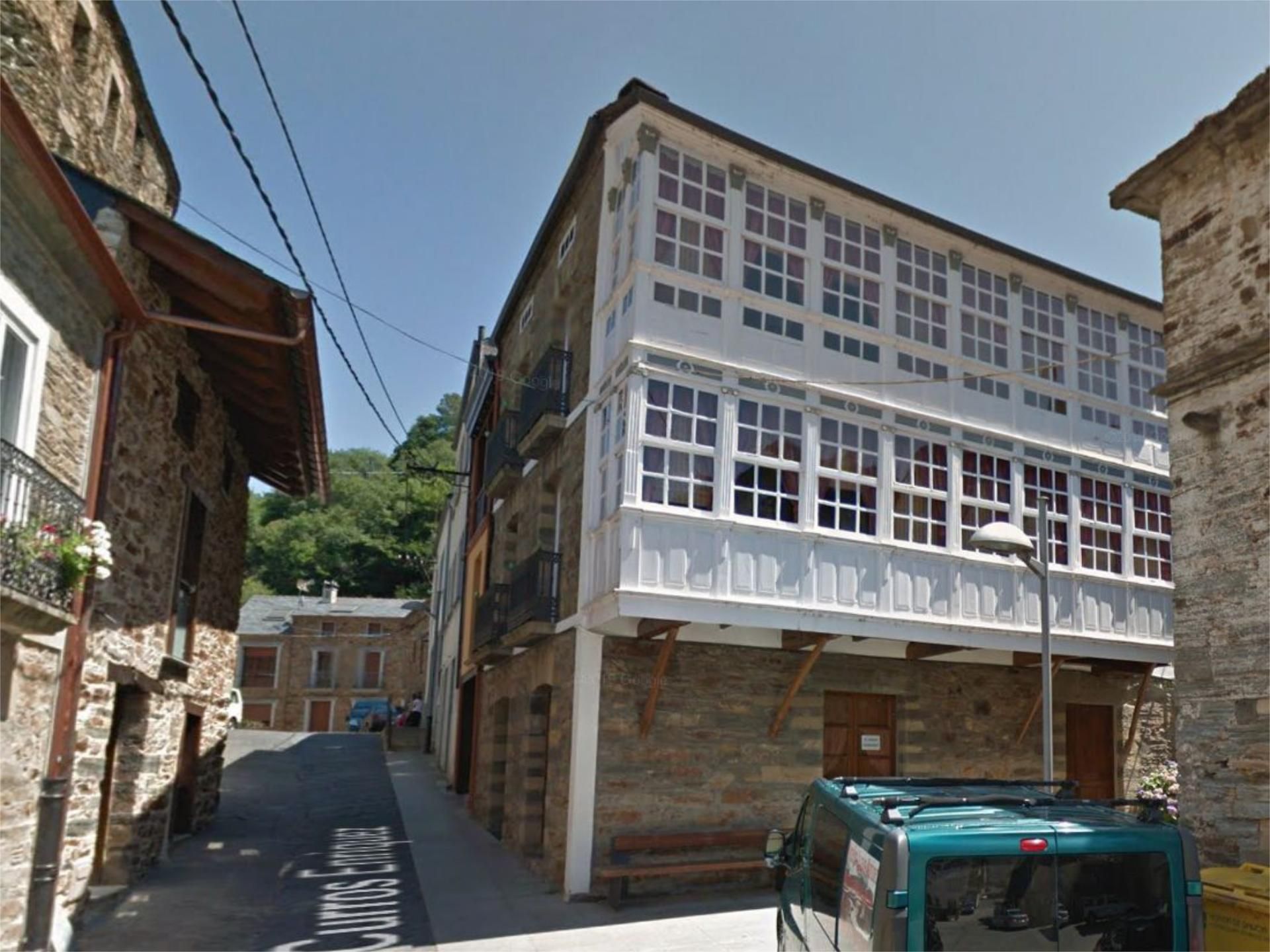 Exterior view of Single-family semi-detached for sale in Navia de Suarna  with Air Conditioner, Heating and Private garden