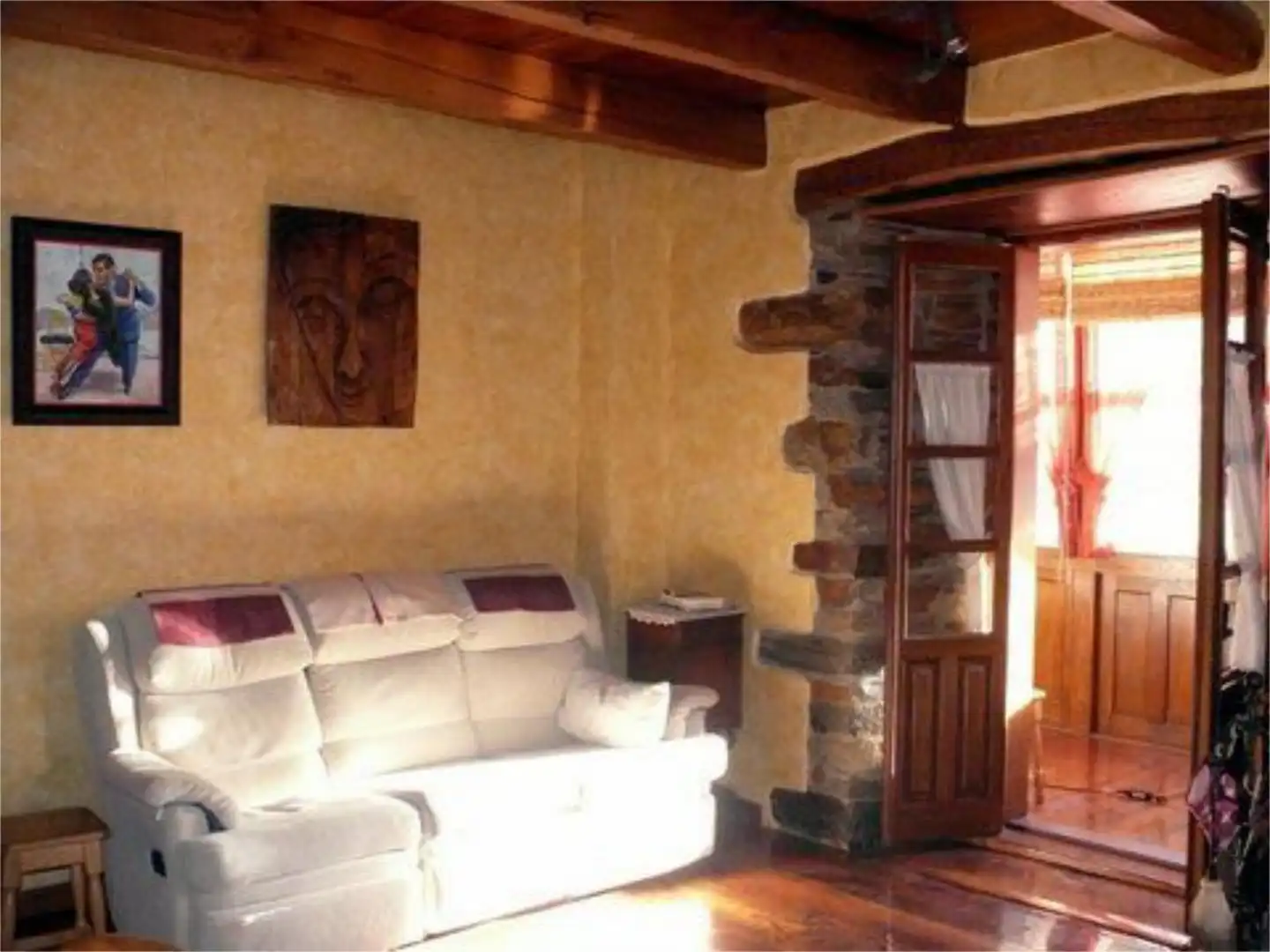 Casa adosada en venta en Rua de Curros Enriquez, 4, Navia de Suarna Sala de estar de Casa adosada en venta en Navia de Suarna con Aire acondicionado, Calefacción y Jardín privado