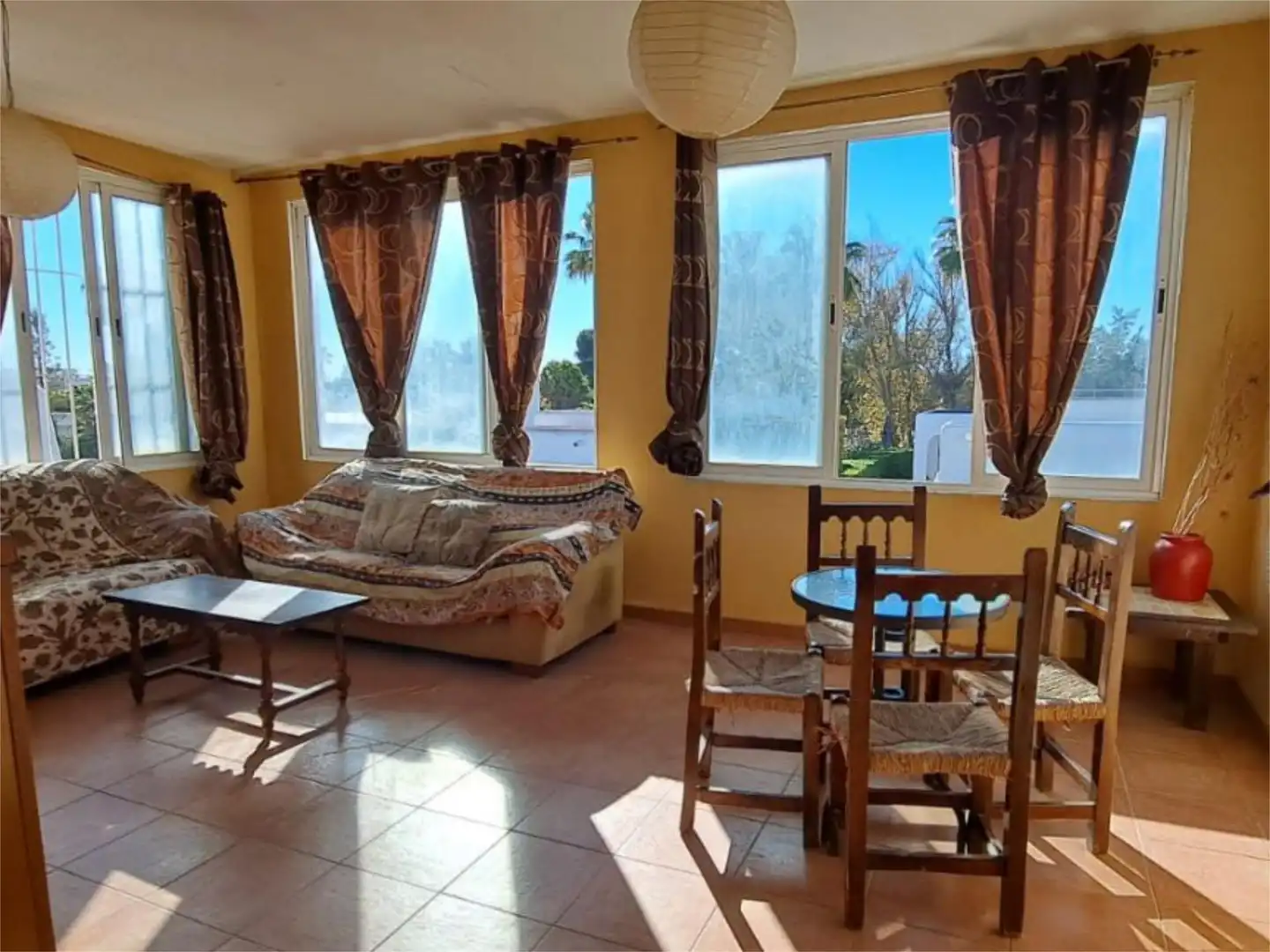 Houses for sale in Calle Corbeta, 3, Puerto Rey Living room of Houses for sale in Vera with Air Conditioner, Terrace and Balcony
