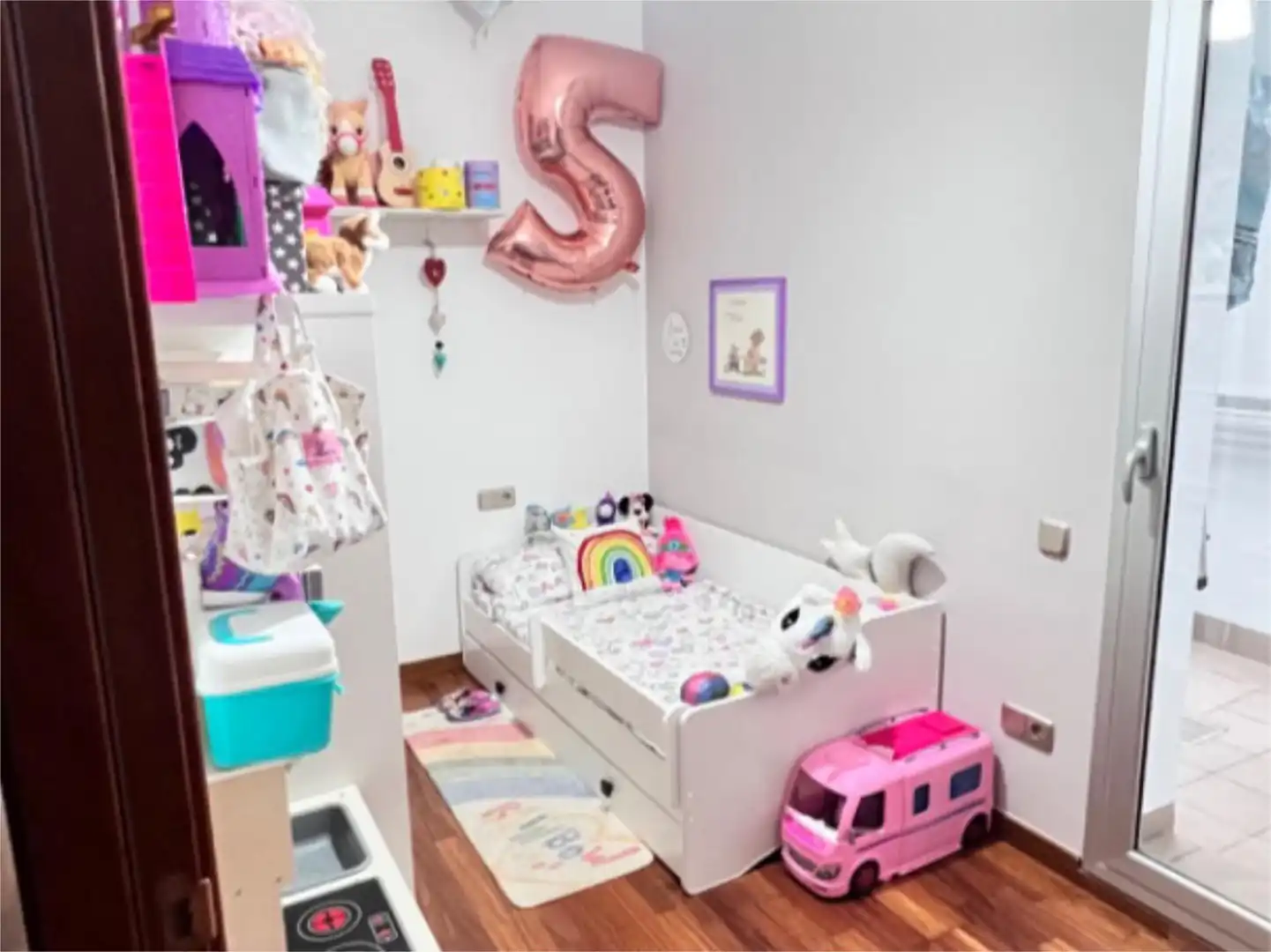 Bedroom of Flat for sale in Terrassa  with Air Conditioner, Heating and Parquet flooring