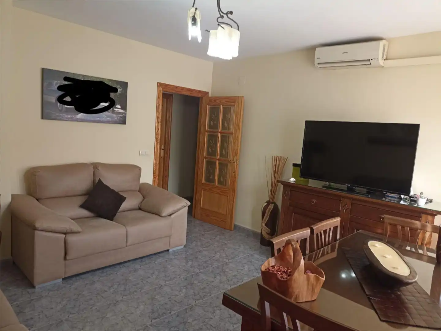 Sala de estar de Piso en venta en Yeste con Aire acondicionado, Calefacción y Terraza