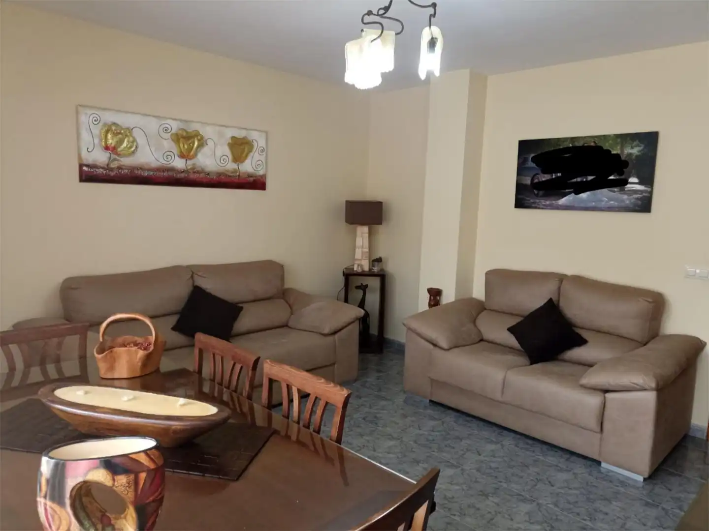 Sala de estar de Piso en venta en Yeste con Aire acondicionado, Calefacción y Terraza