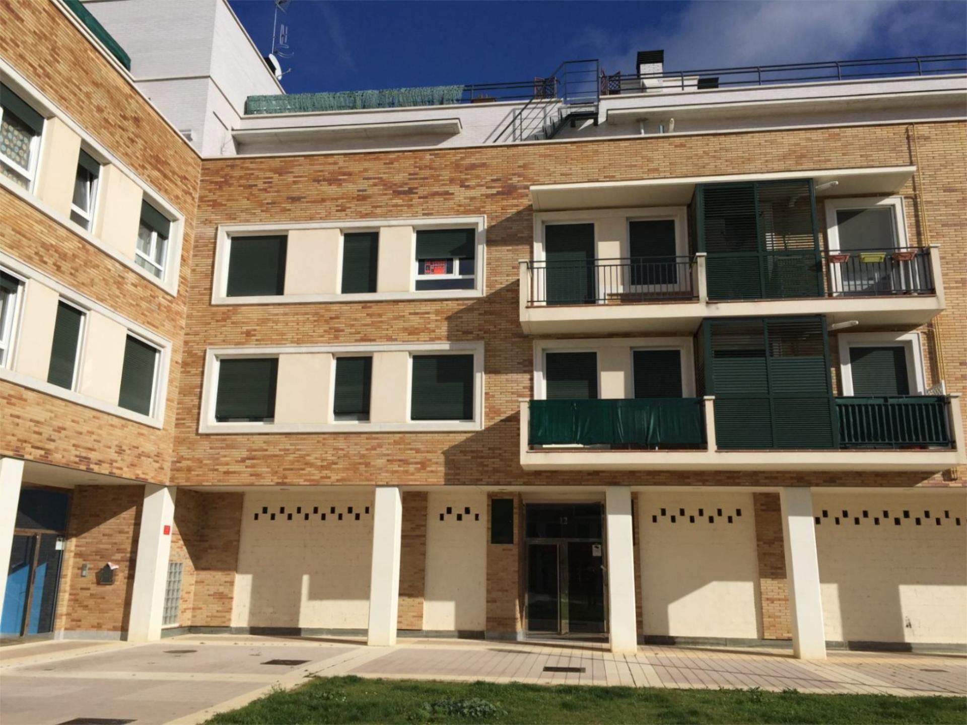 Exterior view of Flat for sale in Grijota  with Heating, Private garden and Parquet flooring