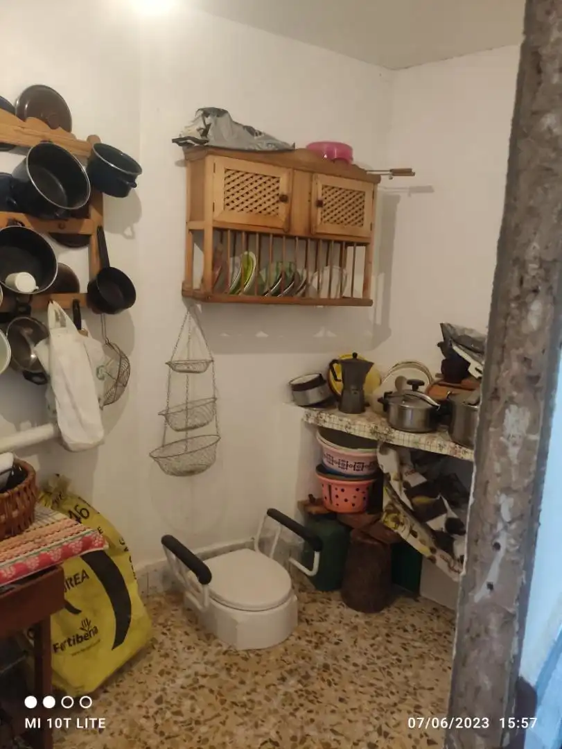 Cuina de Casa o xalet en venda en Navalvillar de Pela amb Aire condicionat i Balcó