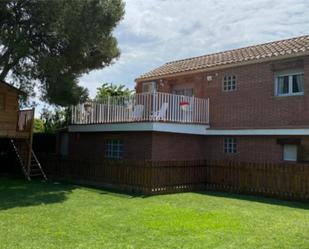 Jardí de Casa o xalet en venda en Alcoletge amb Aire condicionat, Terrassa i Piscina