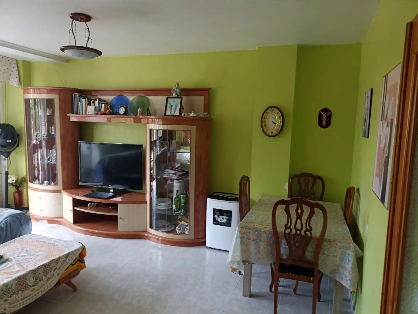 Sala de estar de Piso en venta en Calpe / Calp con Amueblado, Horno y Lavadora