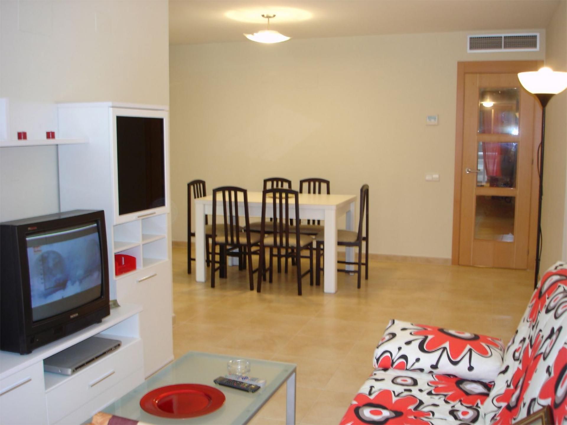 Sala d'estar de Apartament en venda en Peñíscola / Peníscola amb Aire condicionat i Terrassa