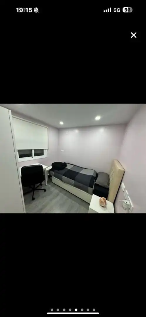 Zimmer in Carrer de la Bètica, 9, Badia del Vallès Schlafzimmer von Wohnung zur untervermieten in Badia del Vallès mit Parkett, Möbliert und Ofen