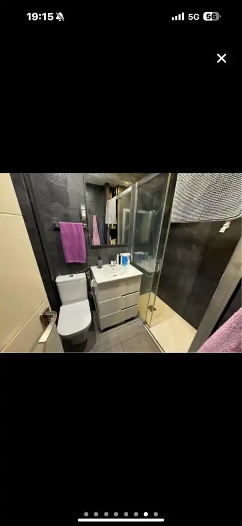 Zimmer in Carrer de la Bètica, 9, Badia del Vallès Badezimmer von Wohnung zur untervermieten in Badia del Vallès mit Parkett, Möbliert und Ofen