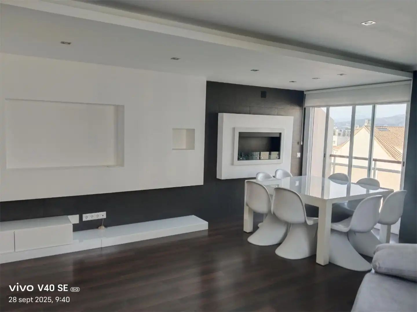 Comedor de Dúplex de alquiler en Gandia con Aire acondicionado, Terraza y Balcón