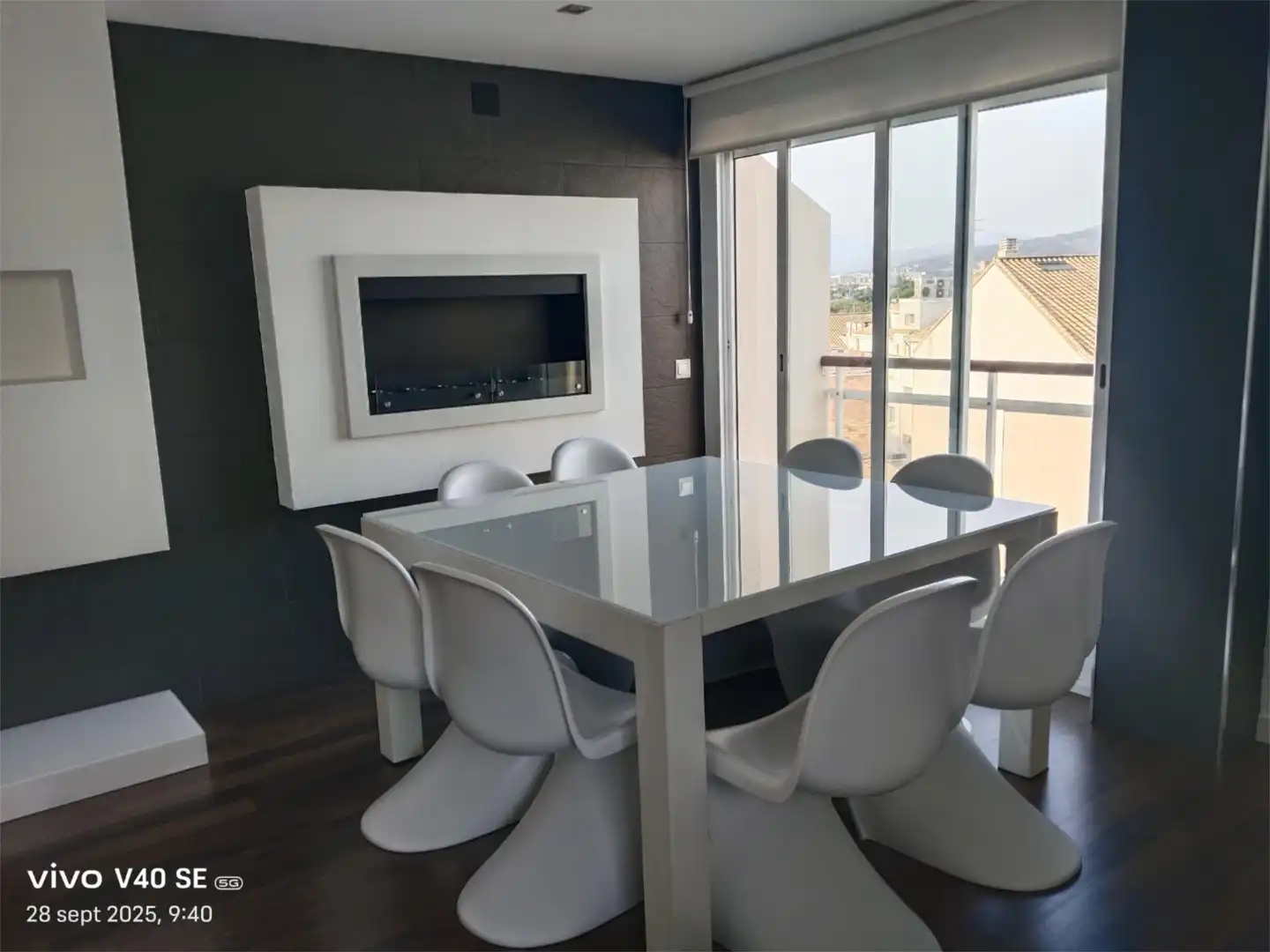 Comedor de Dúplex de alquiler en Gandia con Aire acondicionado, Terraza y Balcón