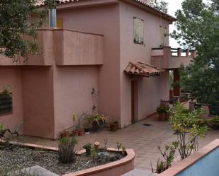 Exterior view of House or chalet for sale in Viladecavalls  with Terrace and Swimming Pool