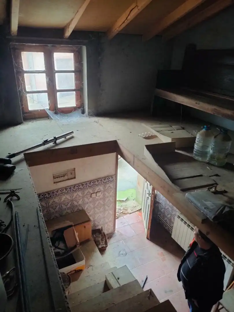 Casa adosada en venda a Calle De Los Huertos, 30, Villanueva del Campo Cuina de Casa adosada en venda en Villanueva del Campo amb Calefacció, Jardí privat i Parquet