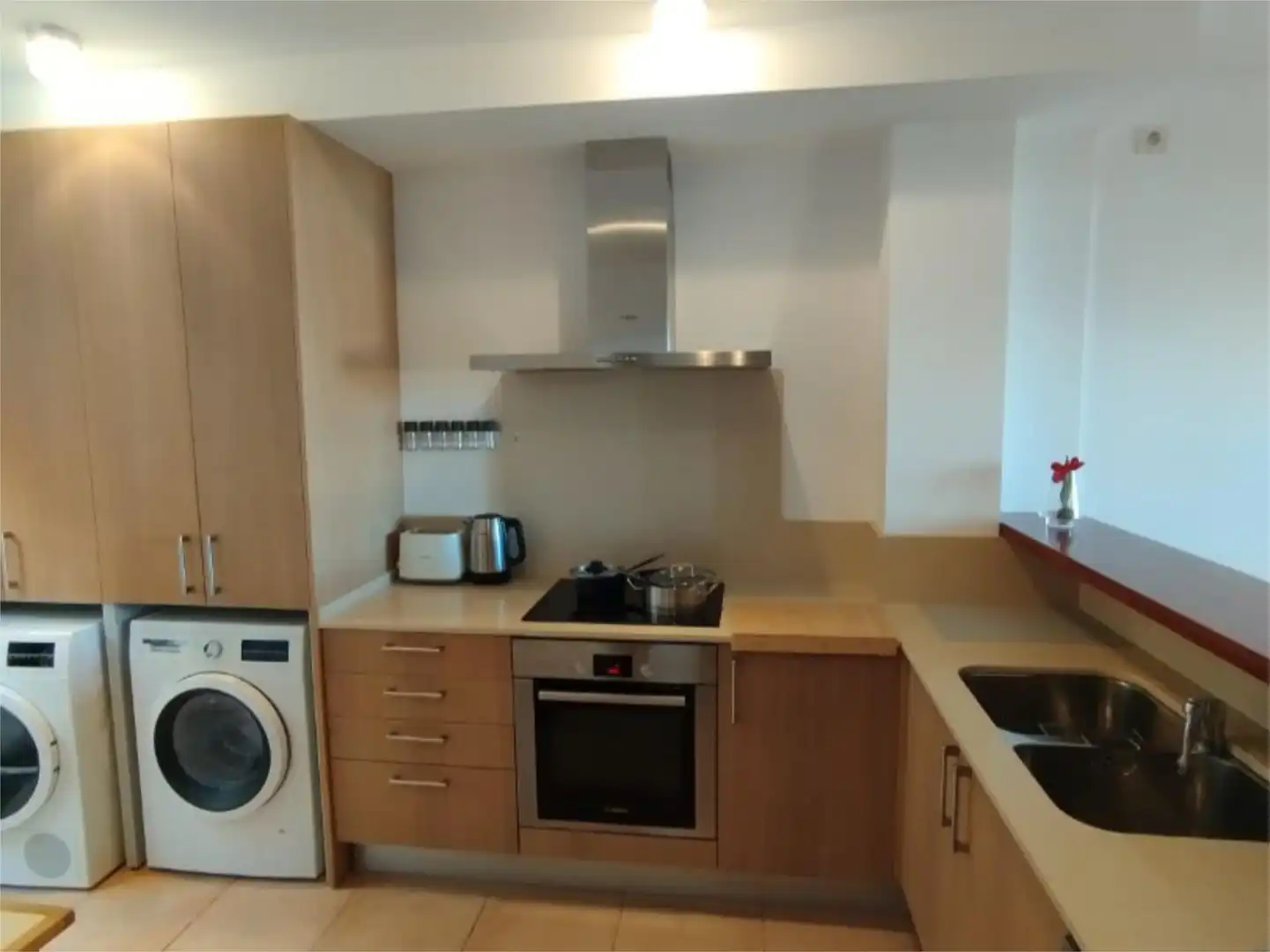 Cocina de Casa o chalet de alquiler en Pollença con Terraza y Piscina