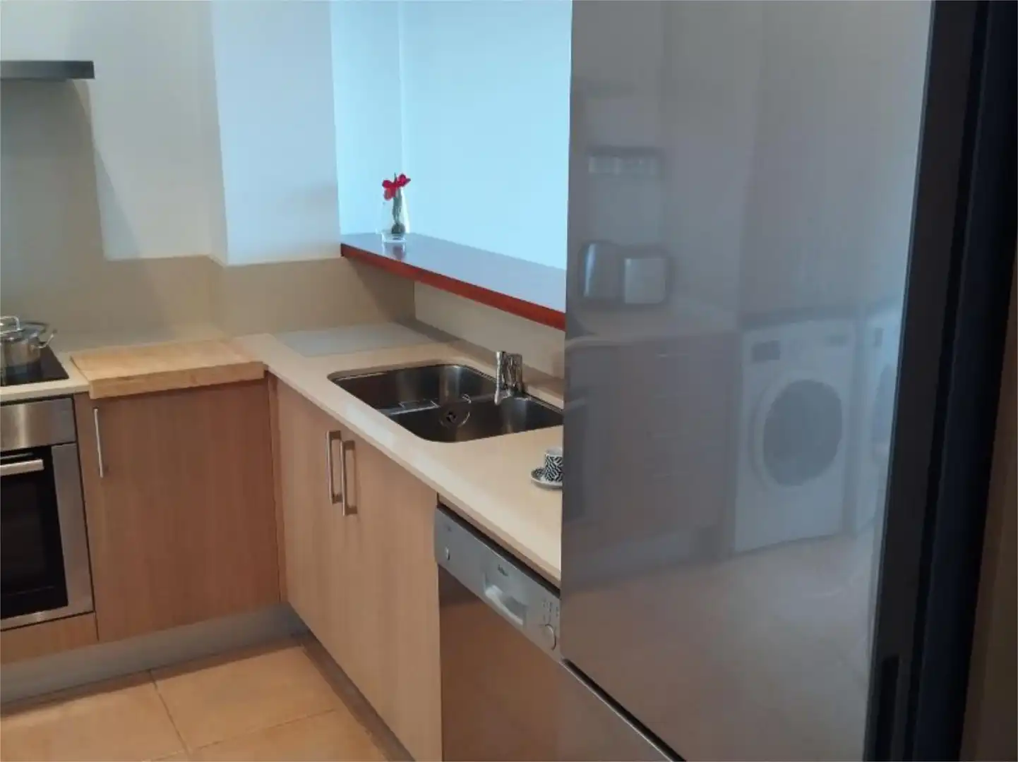 Cocina de Casa o chalet de alquiler en Pollença con Terraza y Piscina