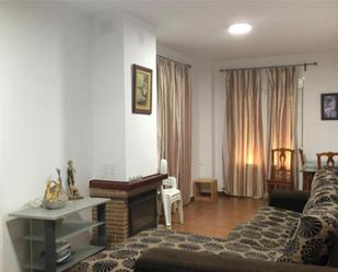 Living room of Single-family semi-detached for sale in Monesterio  with Terrace, Furnished and Balcony