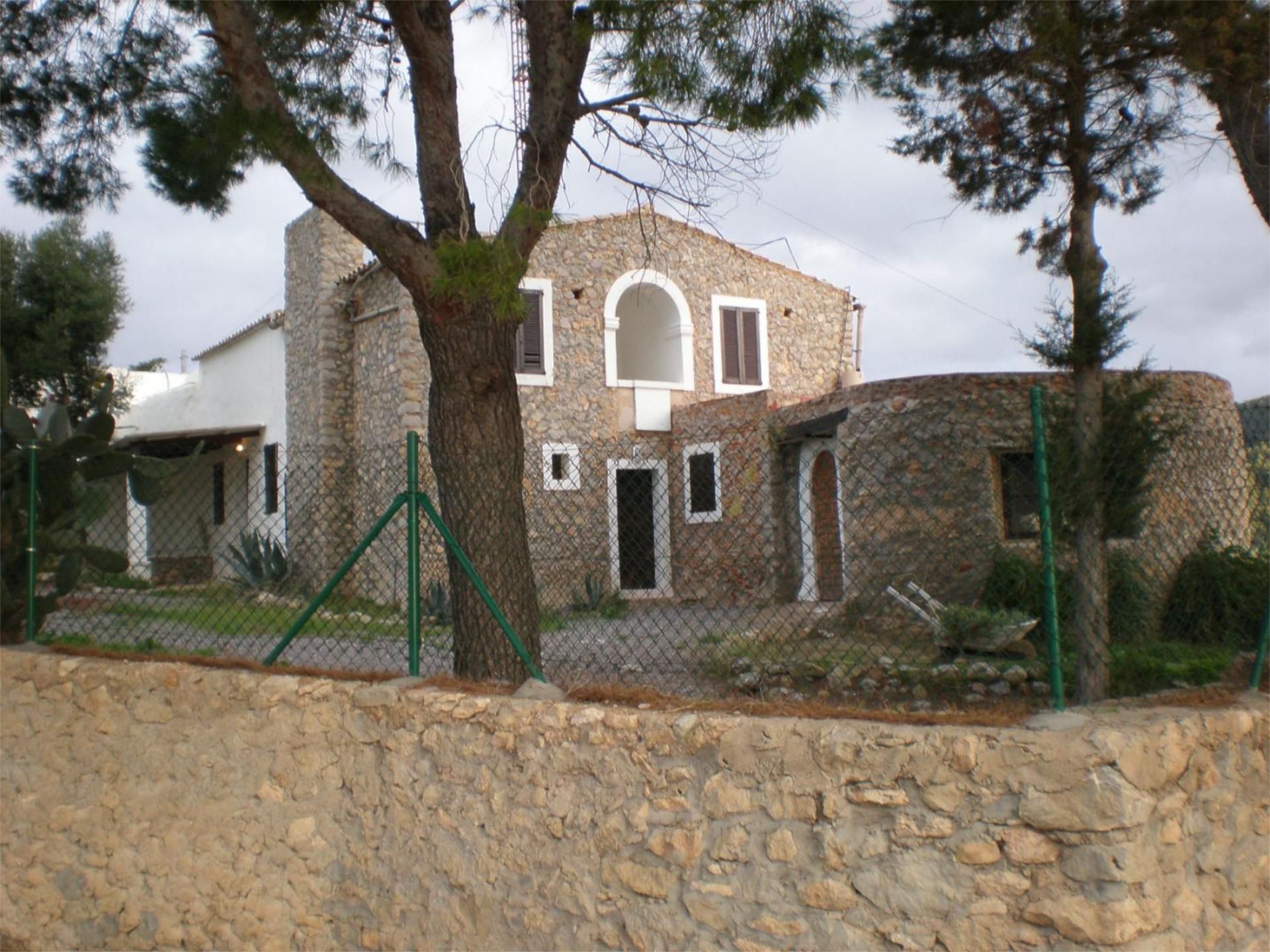 Exterior view of Single-family semi-detached to rent in Sant Josep de sa Talaia  with Air Conditioner, Heating and Private garden