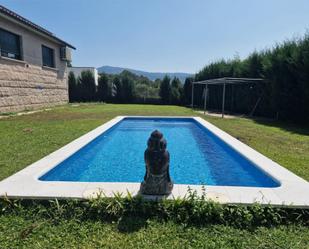 Swimming pool of House or chalet for sale in O Rosal    with Air Conditioner, Terrace and Swimming Pool