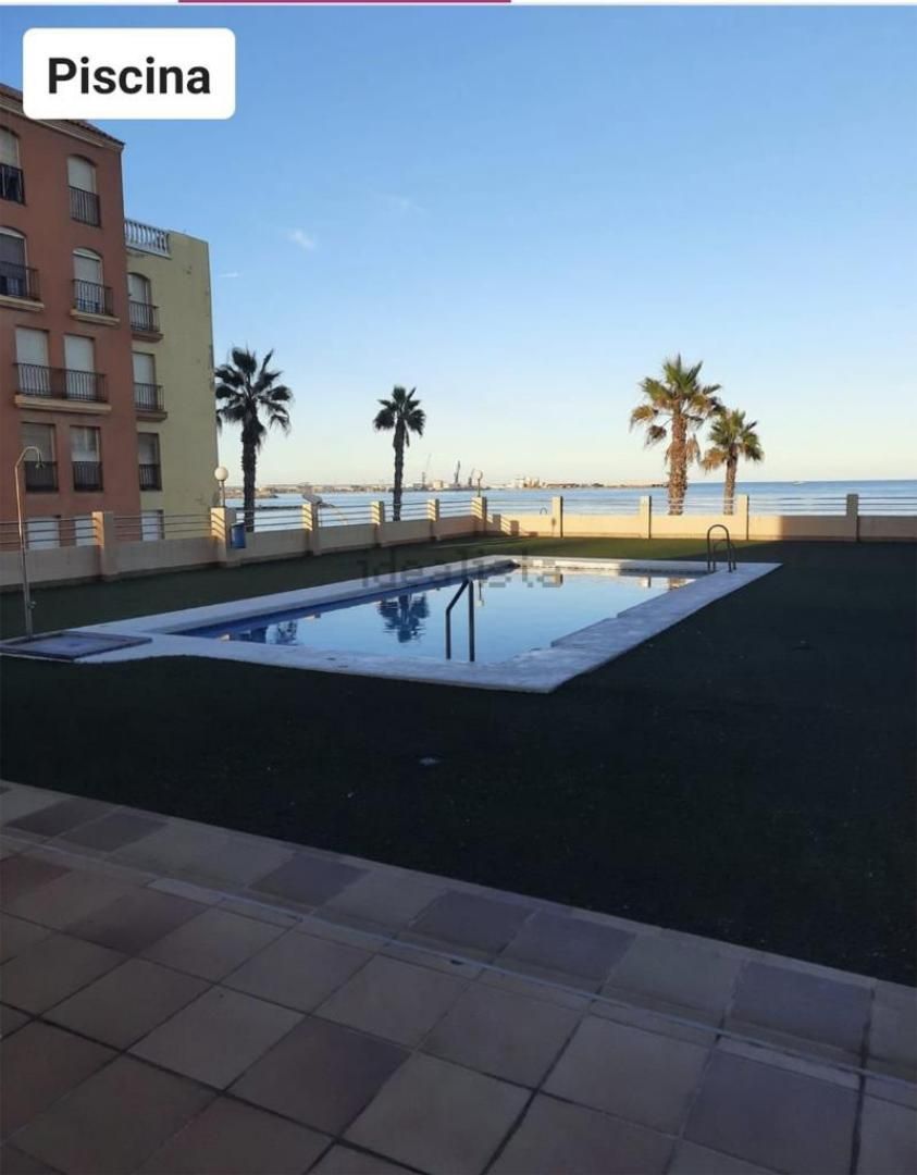 Swimming pool of Flat for sale in  Melilla Capital  with Air Conditioner, Heating and Private garden