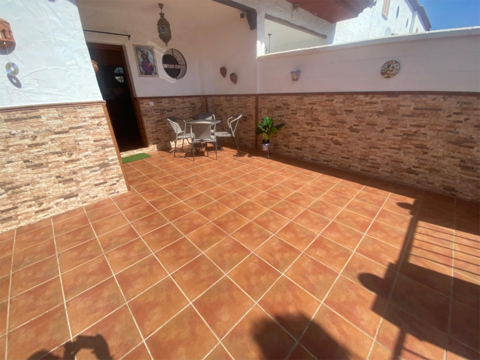 Terrace of Flat for sale in El Ronquillo  with Air Conditioner, Private garden and Parquet flooring