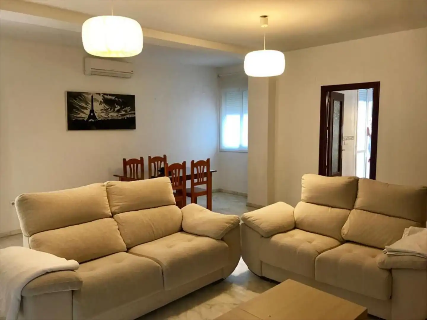 Sala de estar de Piso en venta en Pilas con Aire acondicionado y Terraza