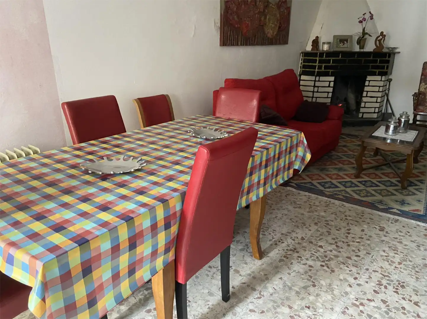 Einfamilien-Reihenhaus zum Verkauf in Blanco Congostro, 62, Rairiz de Veiga Esszimmer von Einfamilien-Reihenhaus zum Verkauf in Rairiz de Veiga mit Möbliert