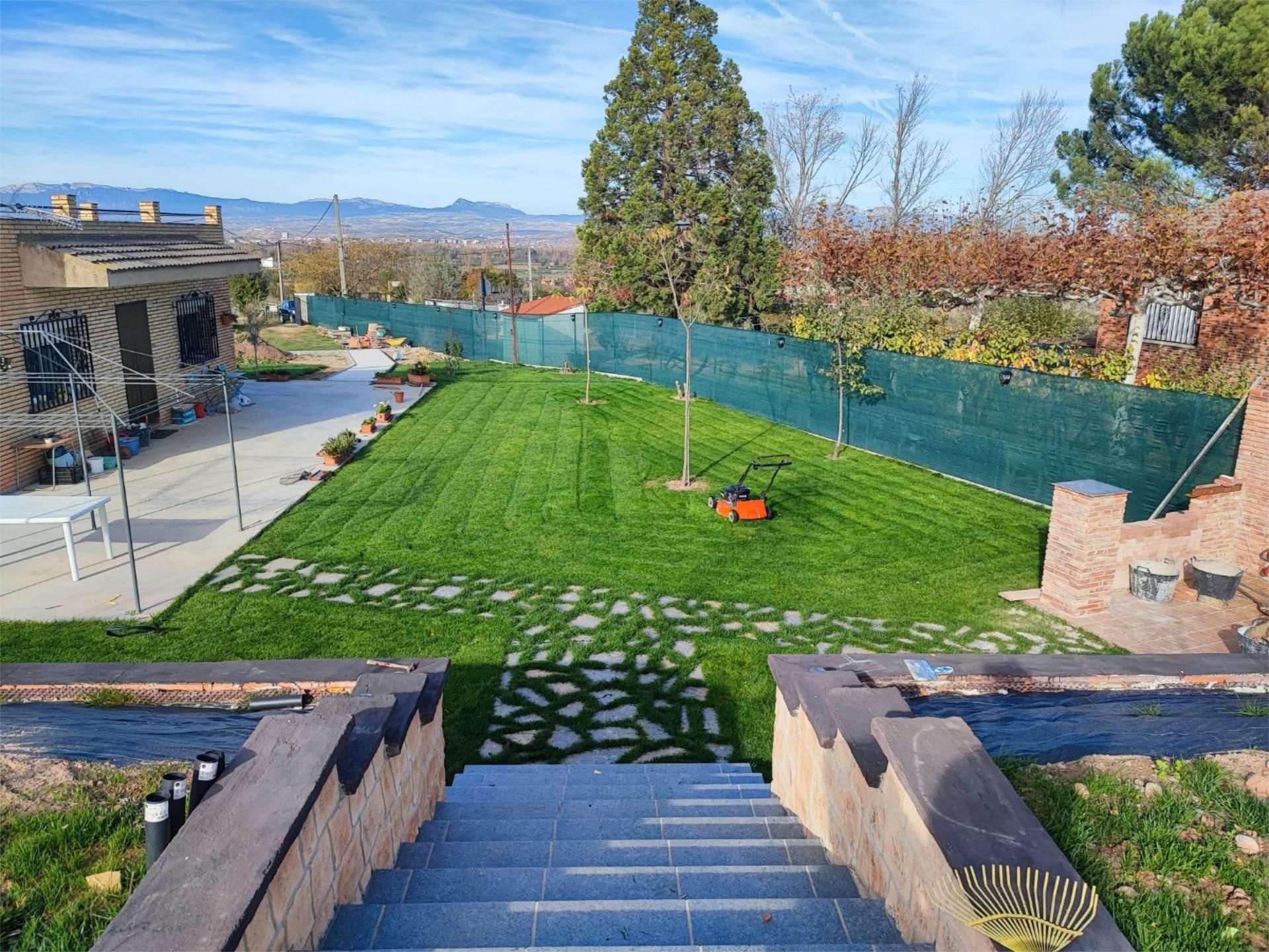 Terrasse von Country house zum verkauf in Villamediana de Iregua mit Klimaanlage und Möbliert