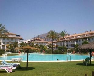 Exterior view of Flat for sale in Marbella  with Air Conditioner, Terrace and Swimming Pool