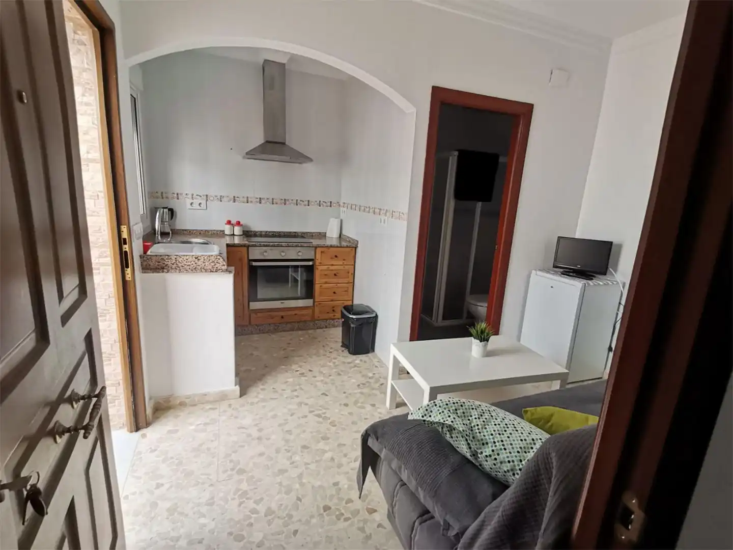Apartament de lloguer a Calle Argüelles, 1, Centro - La Costilla Cuina de Apartament de lloguer en Rota amb Moblat