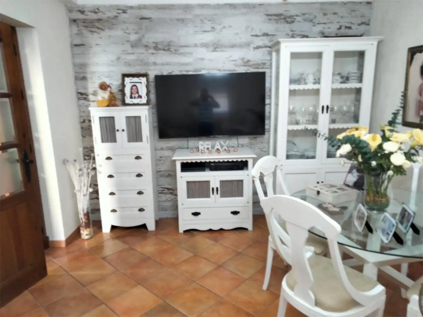 Sala d'estar de Casa adosada en venda en Chiclana de la Frontera amb Aire condicionat