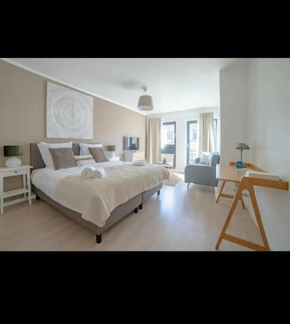 Schlafzimmer von Wohnung zum Verkauf in  Barcelona Capital mit Klimaanlage