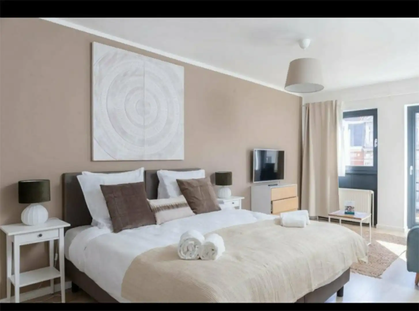Schlafzimmer von Wohnung zum Verkauf in  Barcelona Capital mit Klimaanlage