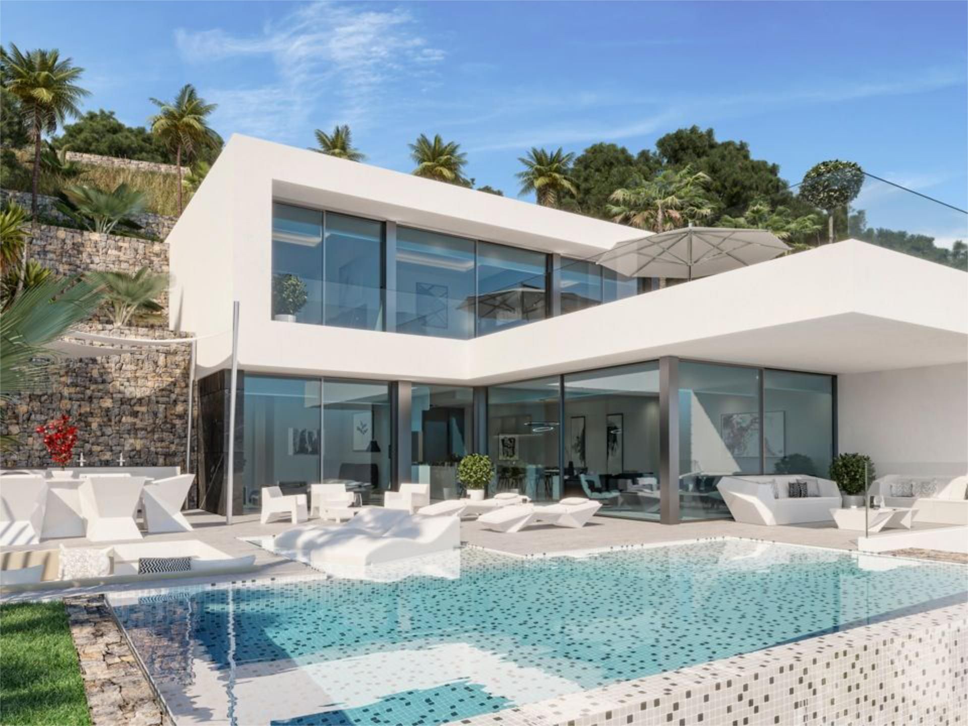 Exterior view of House or chalet for sale in Calpe / Calp  with Air Conditioner, Terrace and Swimming Pool