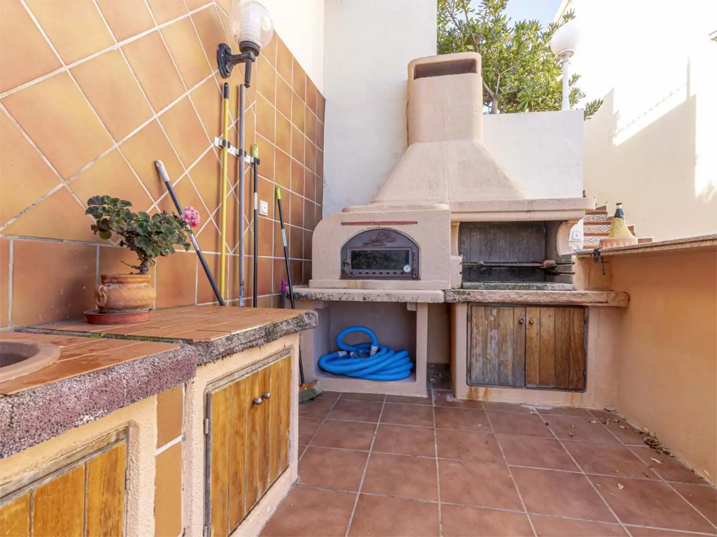 Garden of Houses for sale in Benalmádena  with Air Conditioner, Heating and Private garden