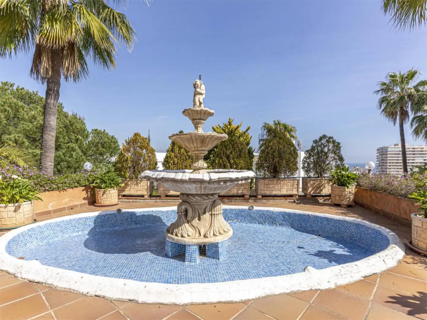 Garden of Houses for sale in Benalmádena  with Air Conditioner, Heating and Private garden