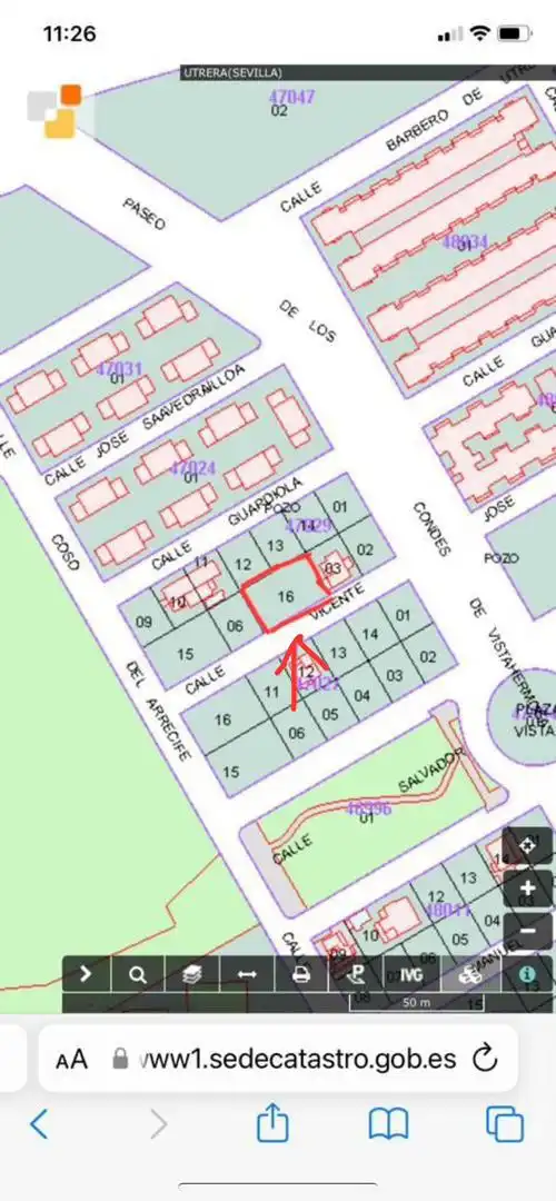 Terreno en venta en Utrera