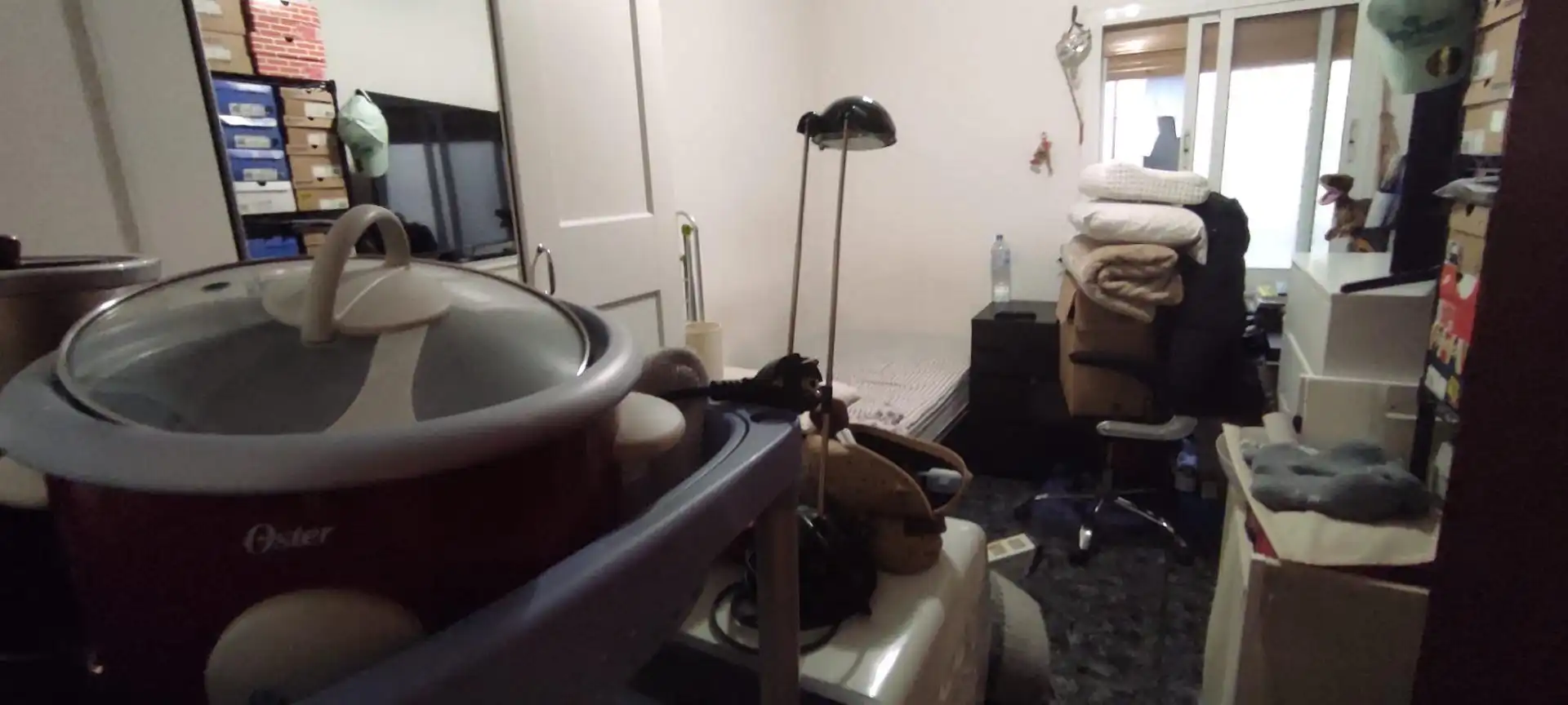 Schlafzimmer von Wohnung zum Verkauf in  Barcelona Capital mit Klimaanlage und Balkon