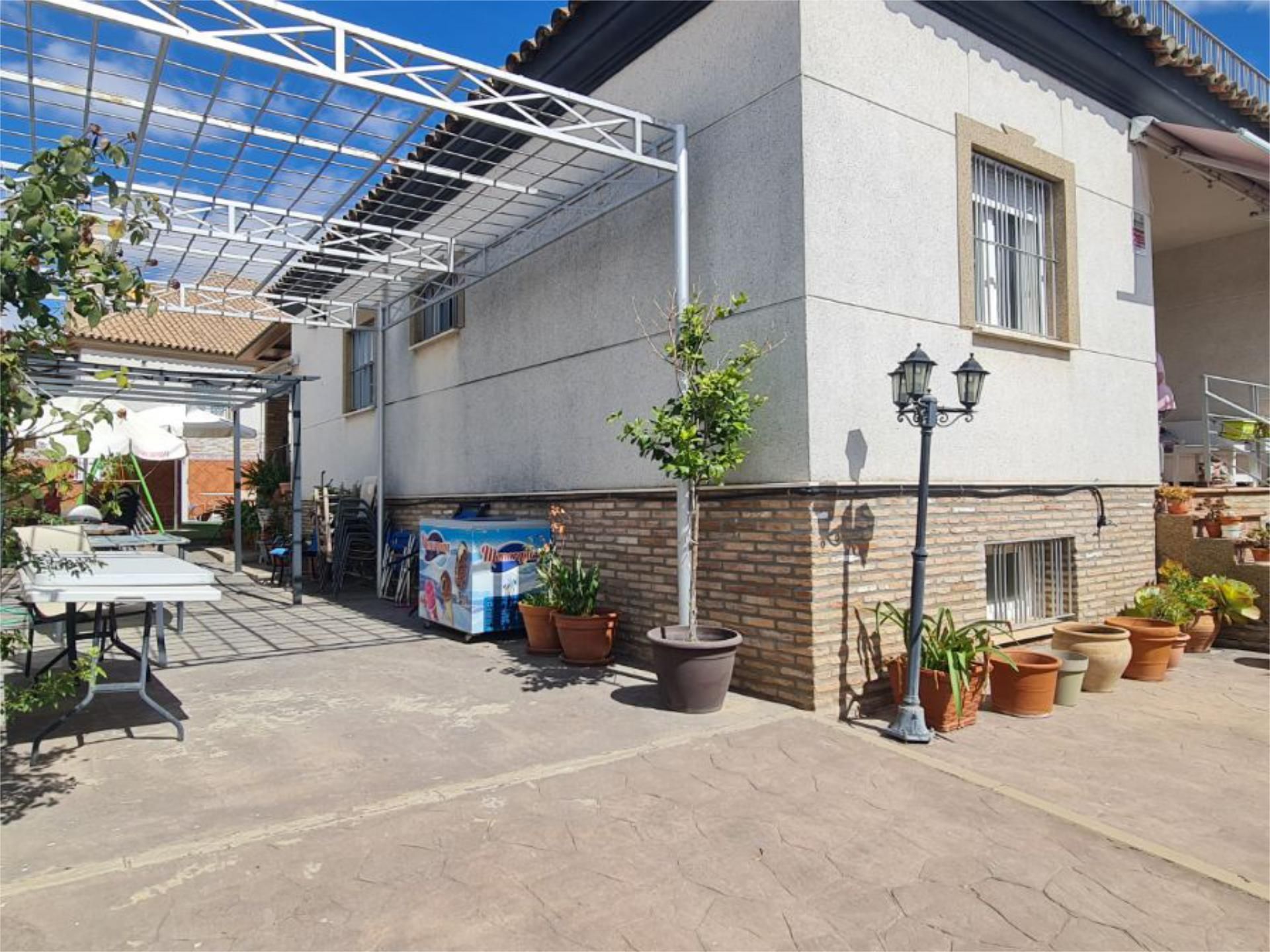 Exterior view of Flat for sale in Almensilla  with Air Conditioner, Heating and Private garden
