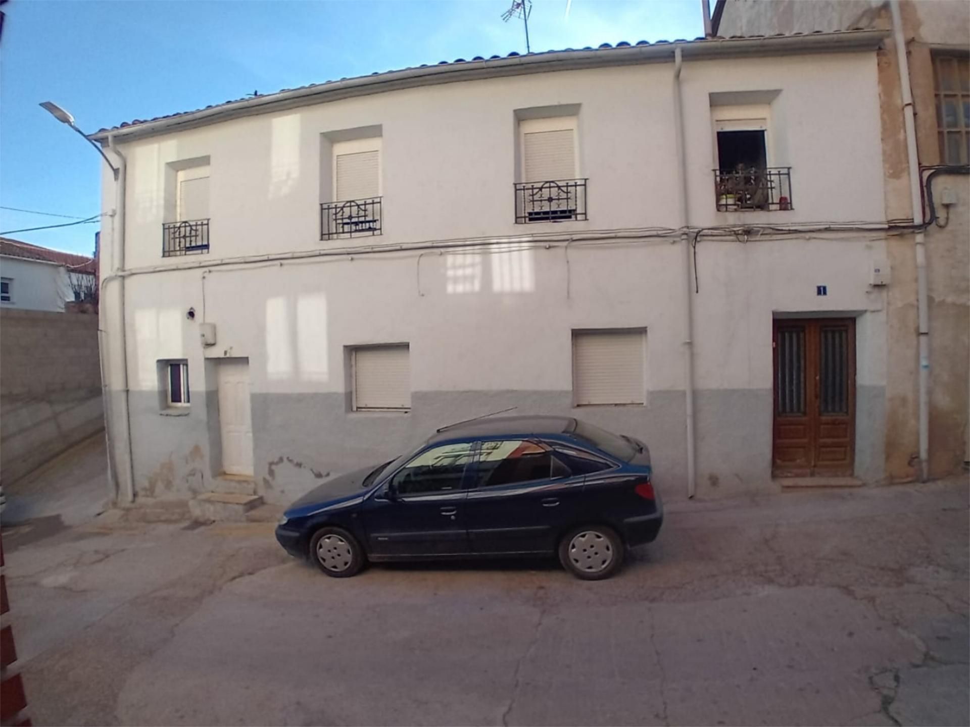 Exterior view of Single-family semi-detached for sale in San Adrián  with Heating, Terrace and Furnished