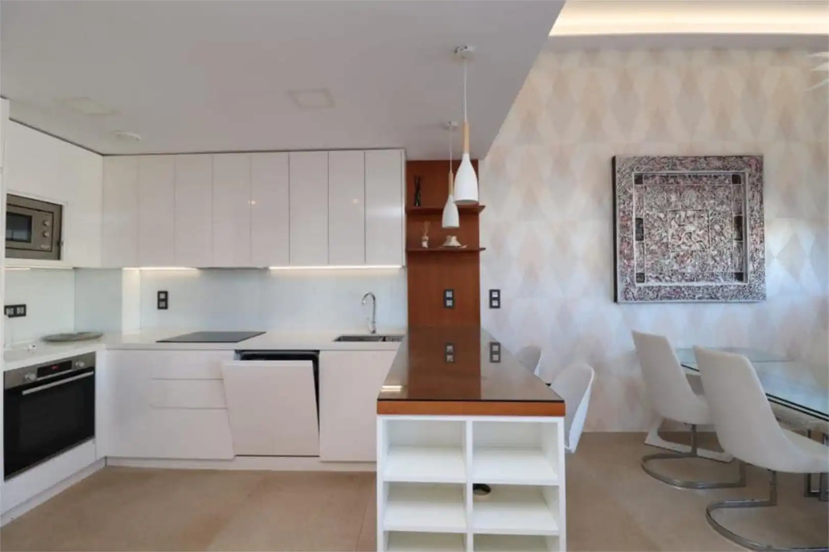 Wohnung zum Verkauf in Carrer la Malva Rosa, 9, El Raso Küche von Wohnung zum Verkauf in Guardamar del Segura mit Terrasse, Schwimmbad und Balkon