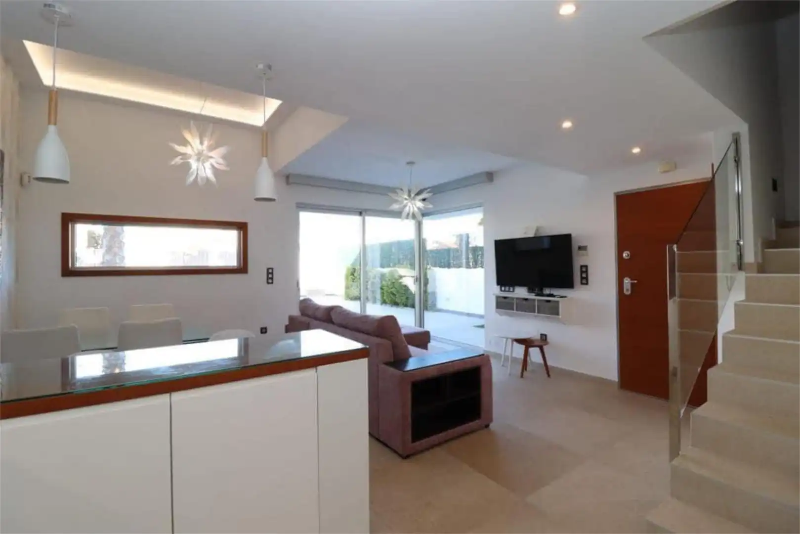 Wohnung zum Verkauf in Carrer la Malva Rosa, 9, El Raso Wohnzimmer von Wohnung zum Verkauf in Guardamar del Segura mit Terrasse, Schwimmbad und Balkon