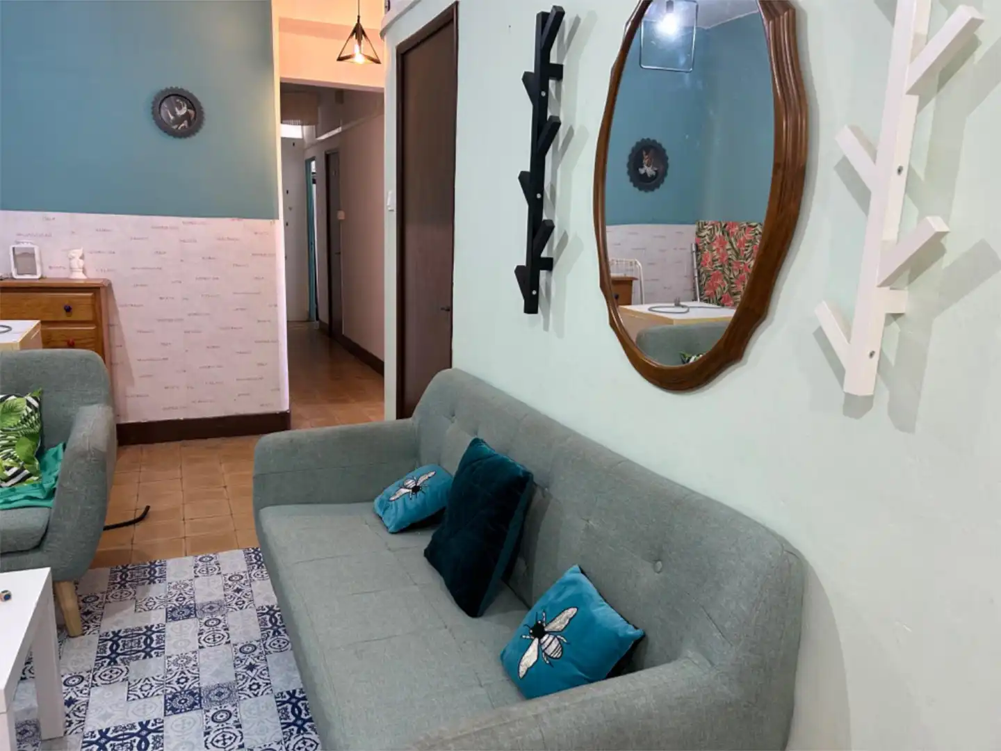 Habitación en Rúa Real, 4, Casco Vello Sala de estar de Piso para compartir en Vigo con Calefacción y Amueblado
