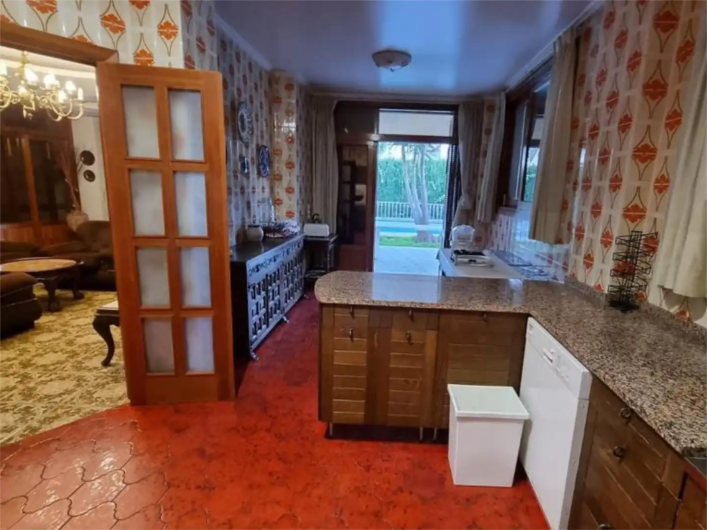 Houses for rent in Carrer de la Devesa, 19, Playa de Gandia Kitchen of Houses for rent in Gandia with Air Conditioner, Terrace and Swimming Pool
