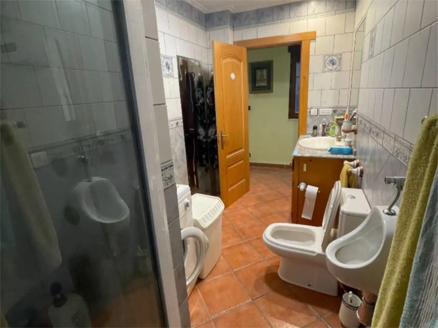Badezimmer von Wohnung zum Verkauf in Herrera de Pisuerga mit Balkon