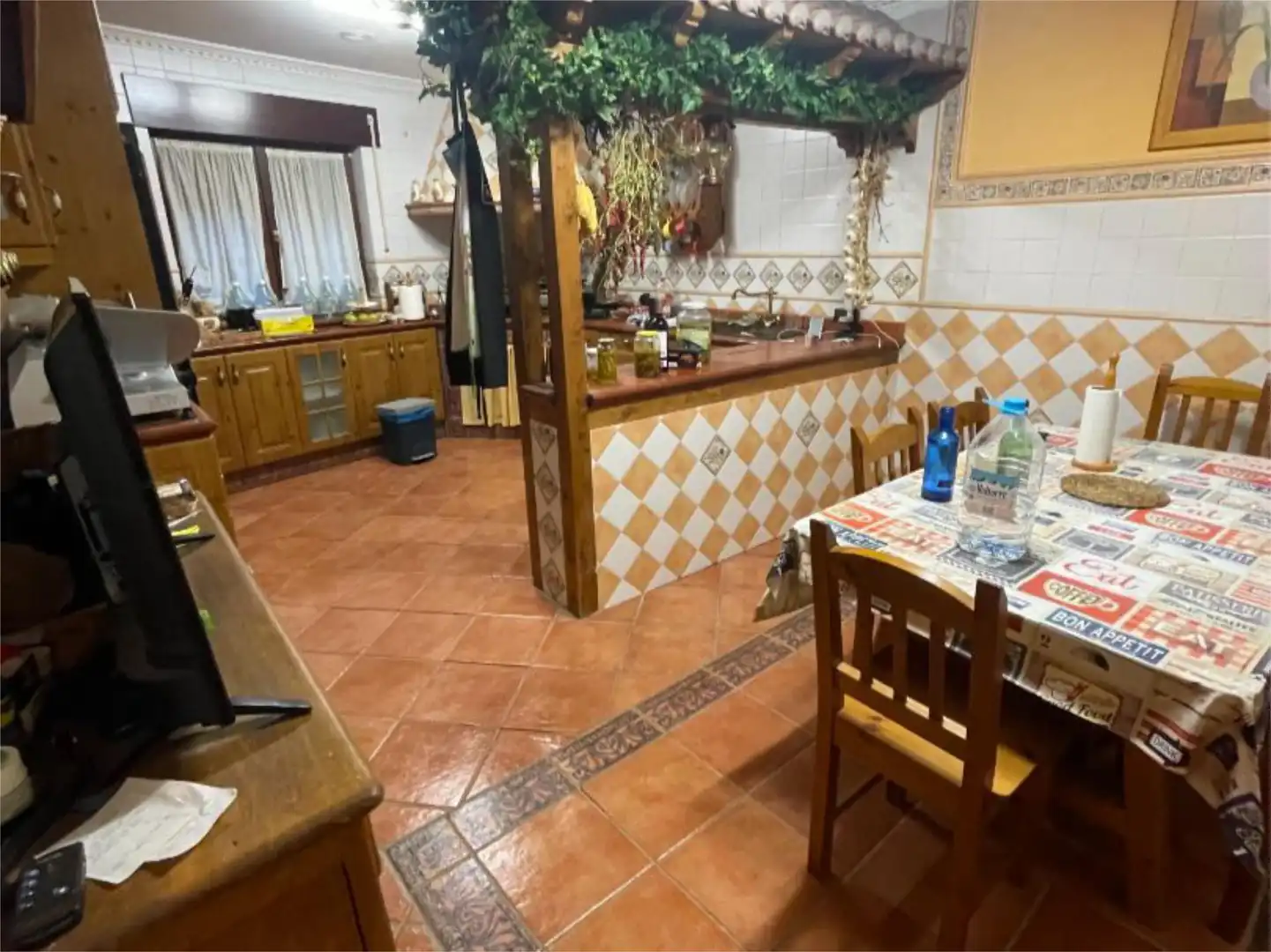 Küche von Wohnung zum Verkauf in Herrera de Pisuerga mit Balkon