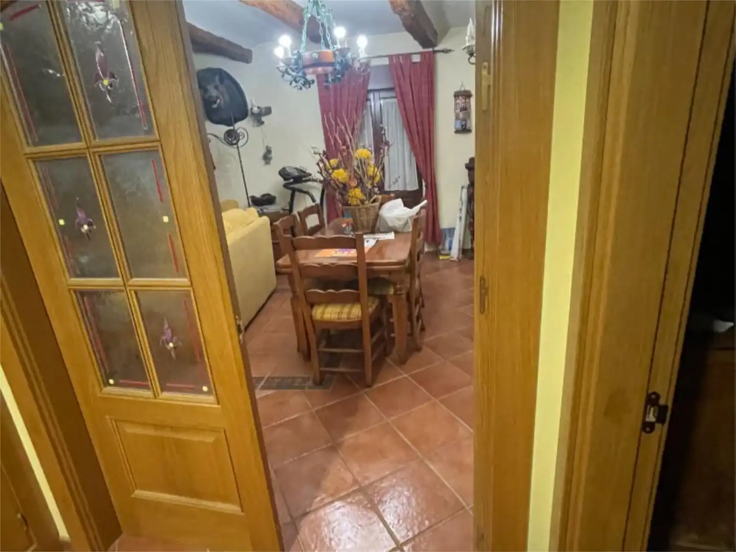 Esszimmer von Wohnung zum Verkauf in Herrera de Pisuerga mit Balkon