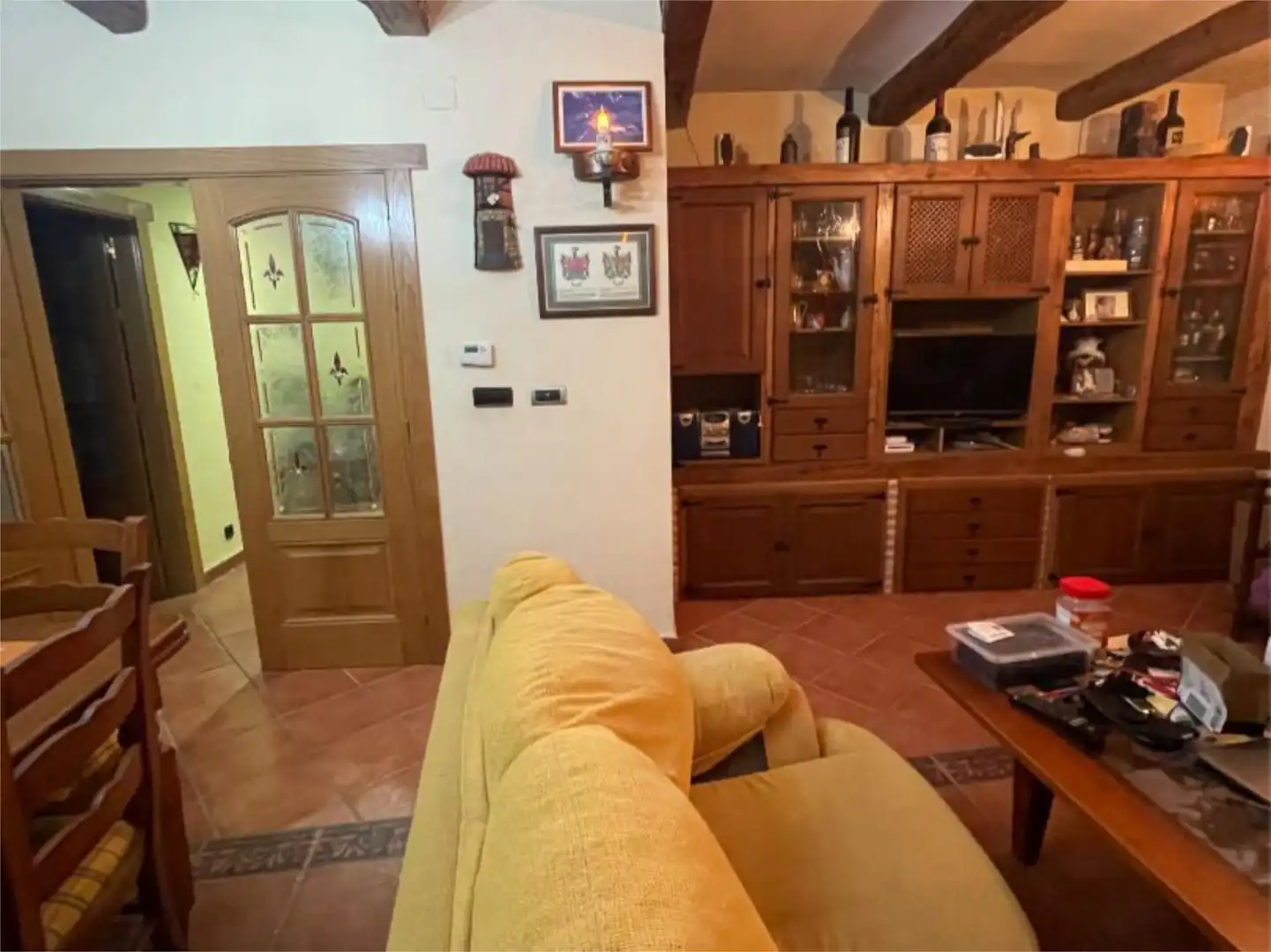 Wohnzimmer von Wohnung zum Verkauf in Herrera de Pisuerga mit Balkon