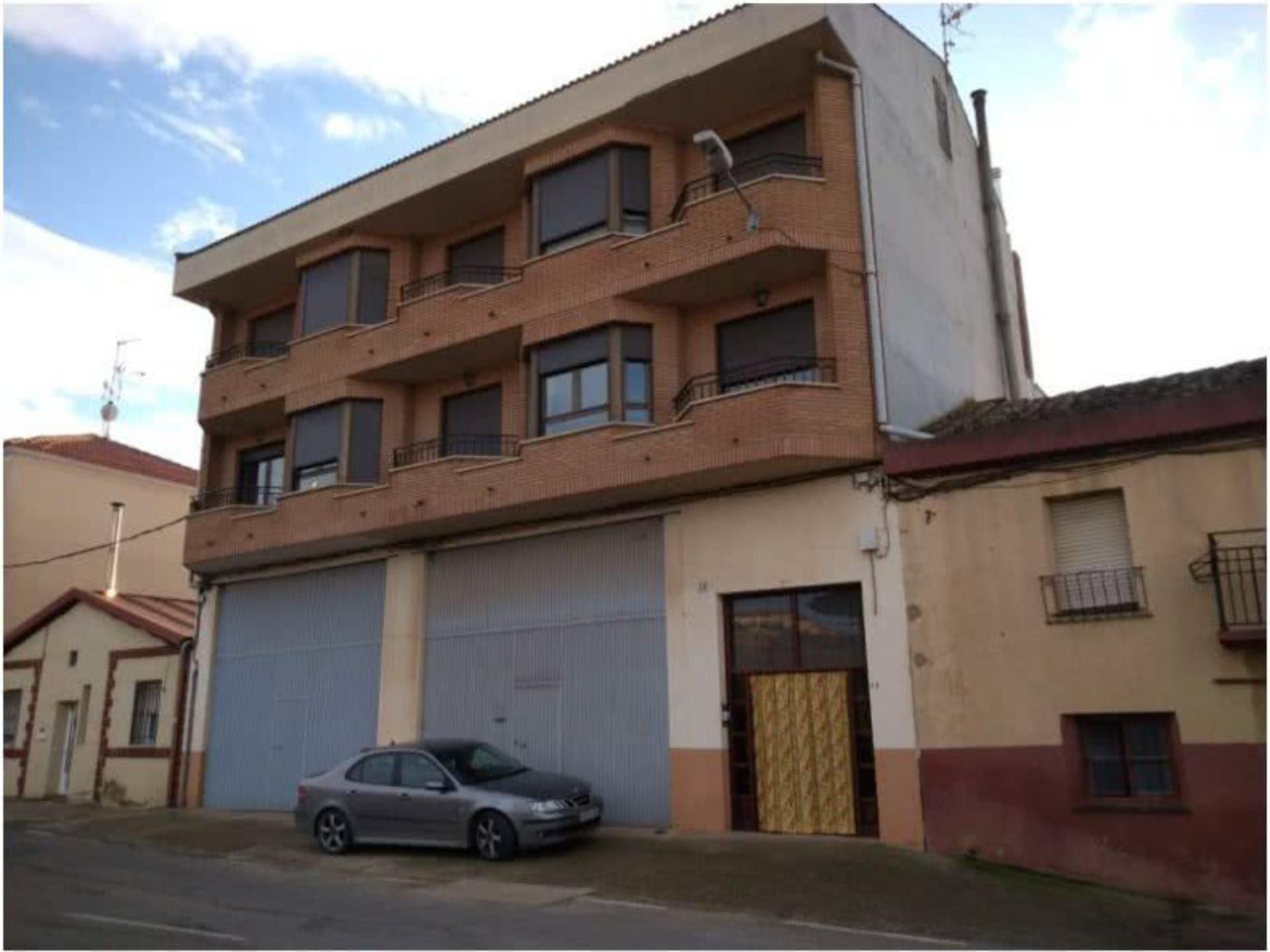 Exterior view of Single-family semi-detached for sale in Ausejo  with Heating, Terrace and Storage room