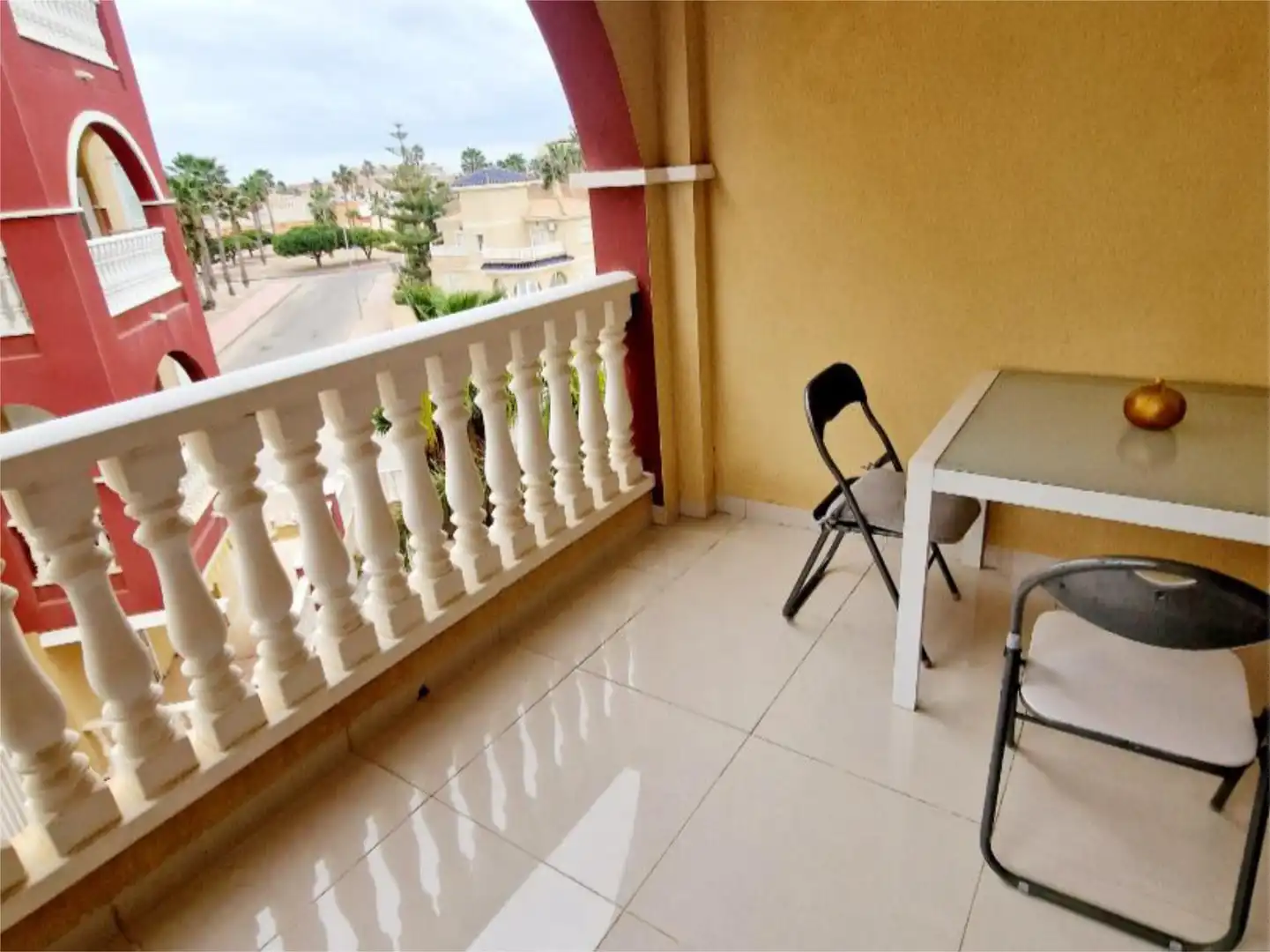 Balcony of Flat for sale in Los Alcázares  with Air Conditioner, Terrace and Swimming Pool